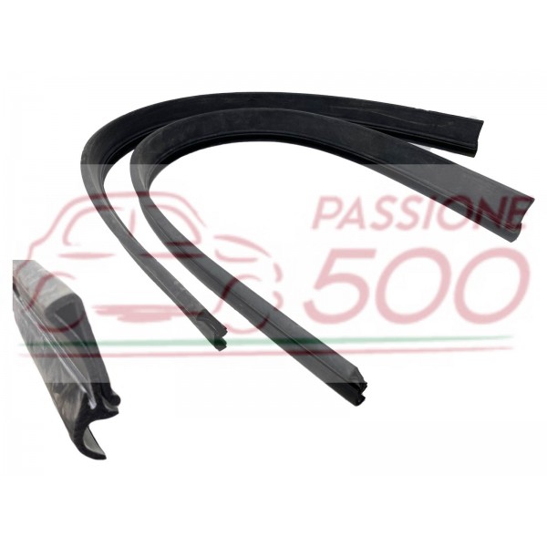 PAIR OF GASKET FOR DOOR GLASS FIXING AUTOBIANCHI BIANCHINA