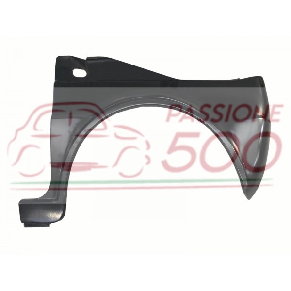 RIGHT FRONT FENDER FOR FIAT 126 - with chromed bumper