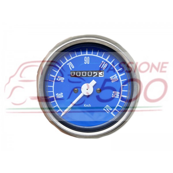 TACHOMETER Diameter 80 mm - BLUE BACKGROUND - FIAT 500 