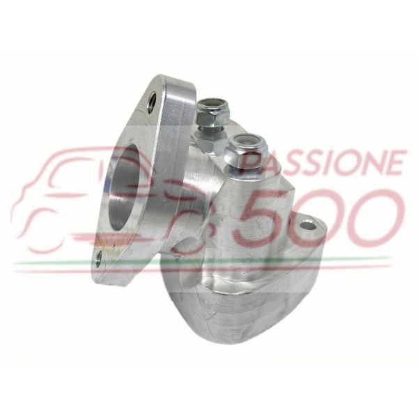 COLLETTORE IN ALLUMINIO FIAT 500 / 126 PER CARBURATORE DELL'ORTO FZD 32-38