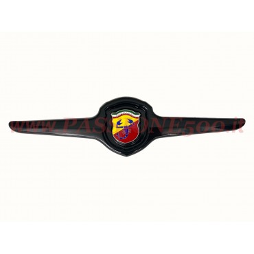 FREGIO ANTERIORE ABARTH IN METALLO - NERO FINITURA LUCIDA - FIAT 500 L R