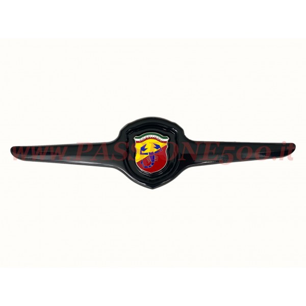 FREGIO ANTERIORE ABARTH IN METALLO - NERO FINITURA LUCIDA - FIAT 500 L R