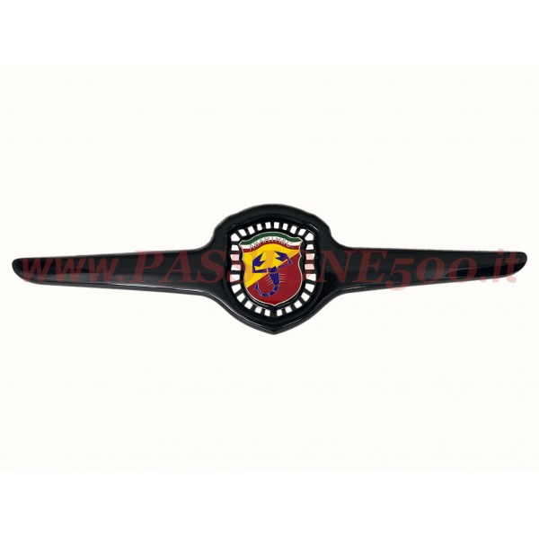 FREGIO ANTERIORE ABARTH IN METALLO - NERO FINITURA LUCIDA - FIAT 500 D F