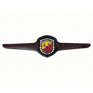 FREGIO ANTERIORE ABARTH IN METALLO - NERO FINITURA OPACA - FIAT 500 D F