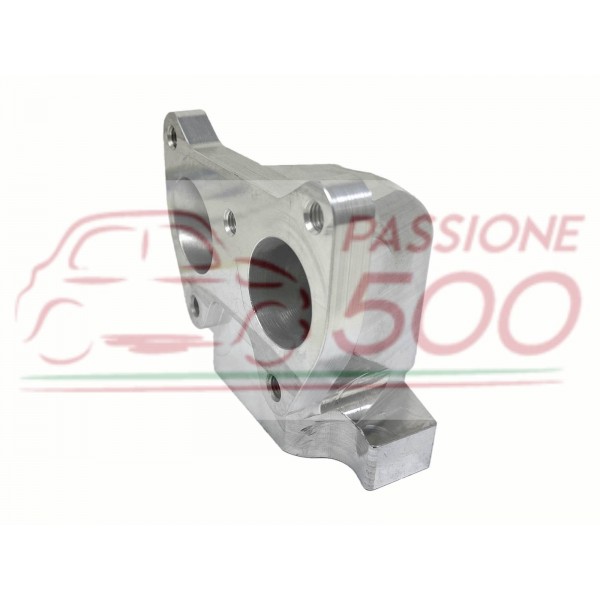 COLLETTORE IN ALLUMINIO FIAT 500 / 126 CON TESTA MOTORE FIAT PANDA PER CARBURATORE SOLEX 32-35 LANCIA FULVIA