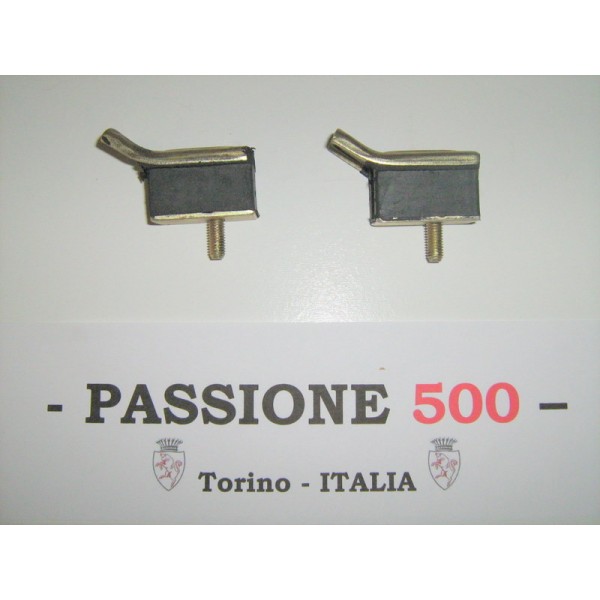 COPPIA TASSELLO ELASTICO SUPPORTO CAMBIO FIAT 500