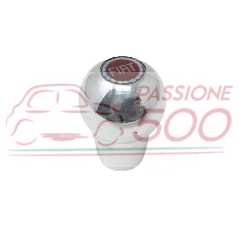 POMELLO LEVA CAMBIO IN ALLUMINIO CON LOGO - FIAT 500