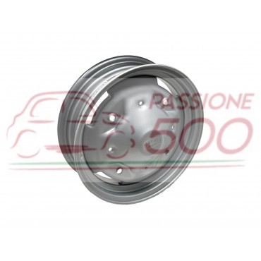 CERCHIO RUOTA IN FERRO OMOLOGATO FIAT 500 R / 126 - ALTA QUALITA'