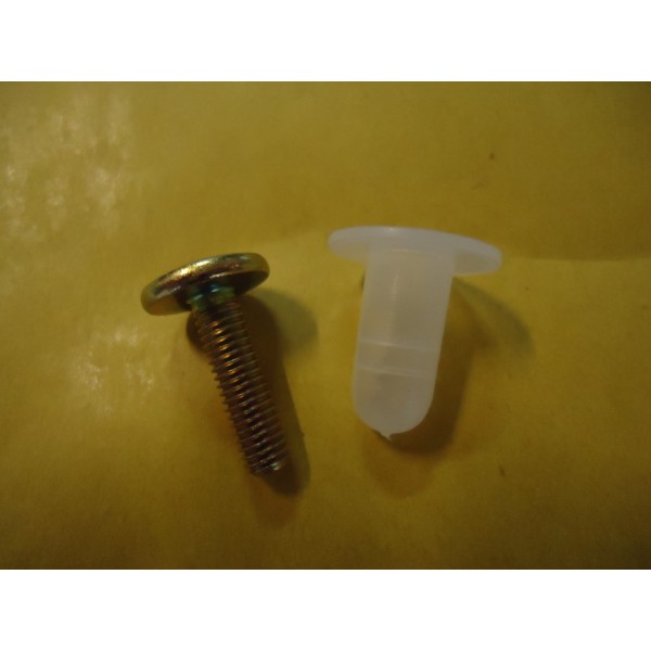 KIT OF SCREW AND CAP FOR VENT WINDOW EXTERNAL FRAME FIXING FIAT 500 
