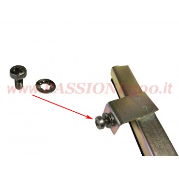 FIXING SCREW AND WASHER FOR WINDOW GLASS FRONT ROD FIAT 500 F L R