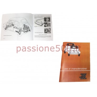 OWNER'S MANUAL FIAT 500 F L to 1972 (copy)