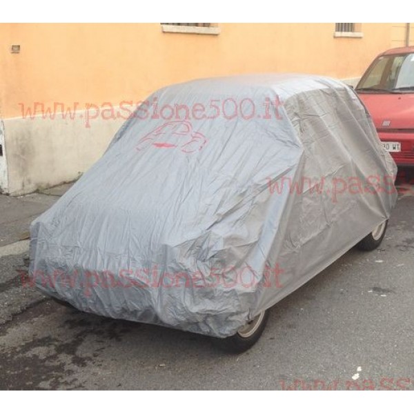 GREY CAR COVER FOR INTERNAL USE WITH LOGO FIAT 500 N D F L R