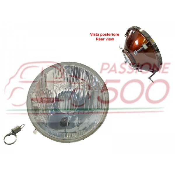 PROIETTORE ANTERIORE TIPO CARELLO PER VETTURA CON GUIDA A DESTRA E LUCE DI POSIZIONE FIAT 500 F L R GIARD