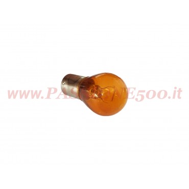 LAMPADINA ARANCIONE SINGOLO FILAMENTO 12V 21W FIAT 500