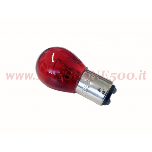 LAMPADINA DOPPIO FILAMENTO COLORE ROSSO 12V 21/5W FIAT 500