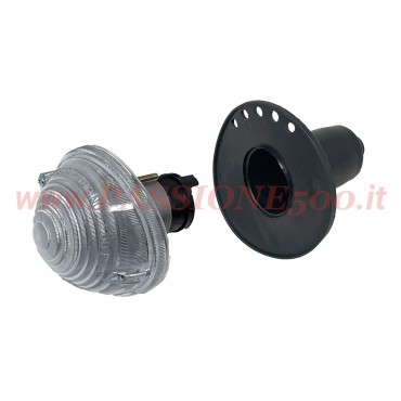 FANALINO ANTERIORE COMPLETO CON BASE IN METALLO FIAT 500 F L GIARDINIERA