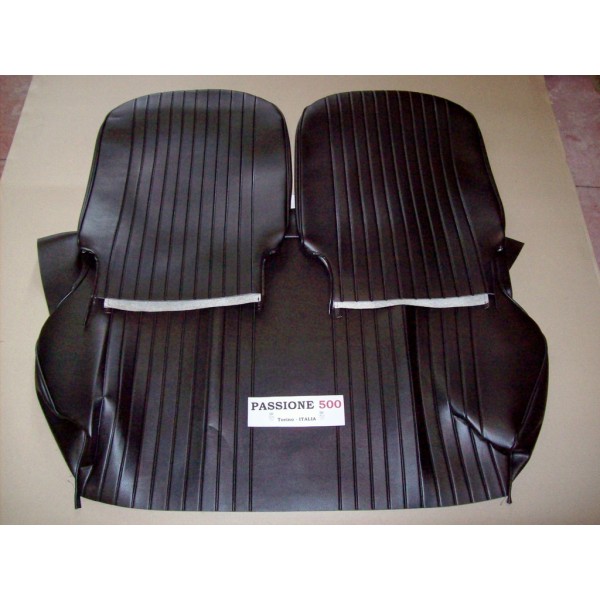 COMPLETE BLACK SEAT COVERS FIAT 500 L