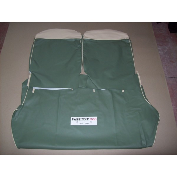 COMPLETE GREEN SEAT COVERS FIAT 500 D until 1962