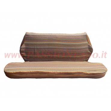 FODERE COPRISEDILI POSTERIORI - IN TESSUTO CON FIANCHI OCRA - FIAT 500 F L