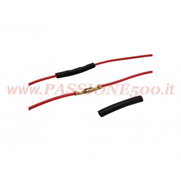 TUBETTO IN GUAINA ISOLANTE PER TERMINALE CABLAGGIO ELETTRICO - TIPO TONDO - FIAT 500 N D F 