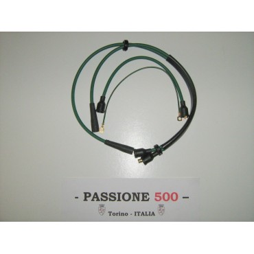GREEN SPARK PLUG CABLE FIAT 500 N D F - COIL LEFT SIDE