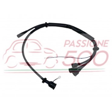 SILICONE BLACK SPARK PLUG CABLE FIAT 500 N D F - COIL LEFT SIDE