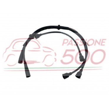 SILICONE BLACK SPARK PLUG CABLE FIAT 500 F L R - COIL RIGHT SIDE