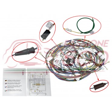 PREMIUM QUALITY ELECTRICAL WIRING HARNESS - FIAT 500 L WITH STEERING LOCK