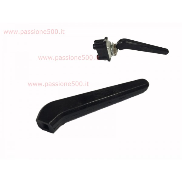 BLACK PLASTIC EXTENSION FOR DASHBOARD SWITCH FIAT 500 