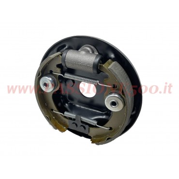 PIATTELLO PORTA GANASCE ANTERIORE SINISTRO COMPLETO E MONTATO FIAT 500 N D F L 