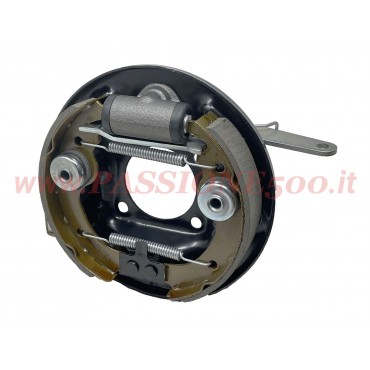 PIATTELLO PORTA GANASCE POSTERIORE SINISTRO COMPLETO E MONTATO FIAT 500 N D F L 