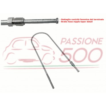 METAL BRAKE PIPE BETWEEN BRAKE OIL TANK AND MASTER CYLINDER FIAT 500 D (until chassis 244292)
