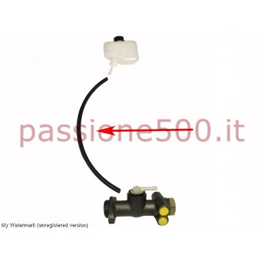 TUBAZIONE OLIO NERA DA VASCHETTA A POMPA FRENO FIAT 500 F L R GIARD
