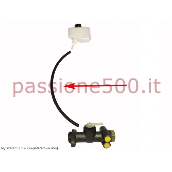 TUBAZIONE OLIO NERA DA VASCHETTA A POMPA FRENO FIAT 500 F L R GIARD