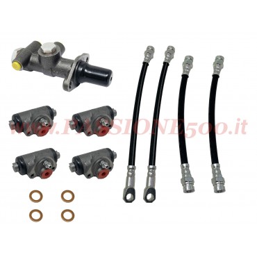 KIT IMPIANTO FRENI / Ricambi Idraulica / FIAT 500 N - D (fino a telaio 244292) - GIARDINIERA base 120 (fino a telaio 045345)