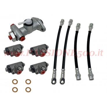 KIT IMPIANTO FRENI / Ricambi Idraulica / FIAT 500 F  (fino a telaio 1799301)