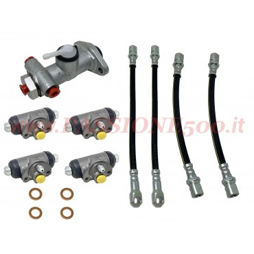 KIT IMPIANTO FRENI / Ricambi Idraulica / AUTOBIANCHI 500 GIARDINIERA (da telaio 292776 a 299233)