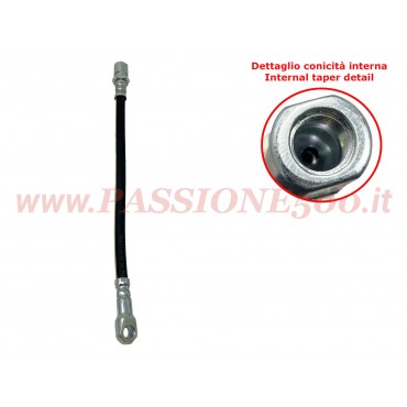 TUBO FRENO ANTERIORE FLESSIBILE FIAT 500 F (da telaio 1799302) - L  - R - GIARDINIERA (da telaio 299234)