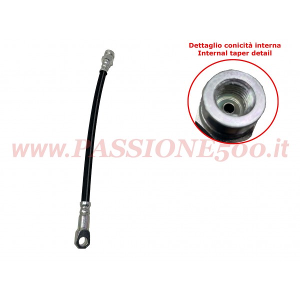 TUBO FRENO ANTERIORE FLESSIBILE FIAT 500 FIAT 500 N - D - F (fino a telaio 1799301) - GIARDINIERA (fino a telaio 299233)