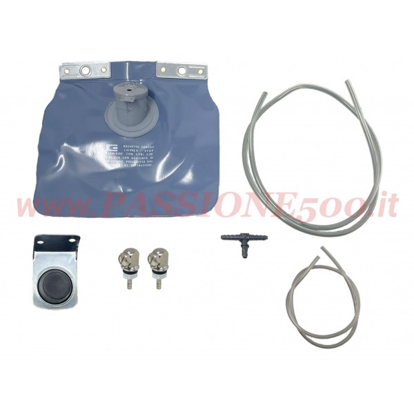 KIT IMPIANTO LAVAVETRO TERGICRISTALLI CON SPRUZZATORI CROMATI FIAT 500 D