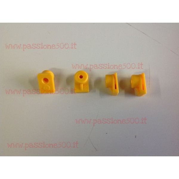 KIT OF 4 CLIPS FOR DOOR POCKETS FIXING FOR FIAT 500 L