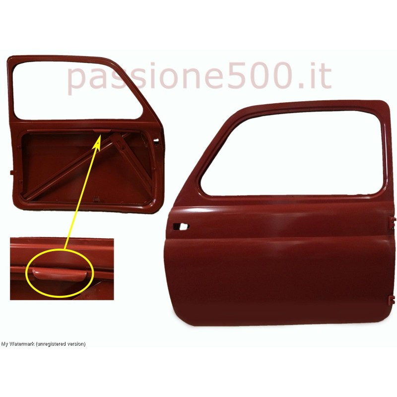 LEFT DOOR FOR FIAT 500 D 2° SERIES - TO CHASSIS No. 341.071