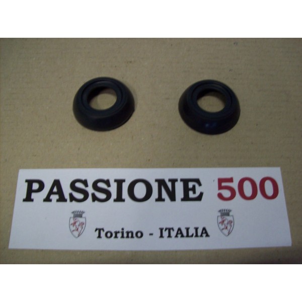 COUPLE OF BLACK RINGS FOR WINDOW HANDLES FIAT 500 F L R