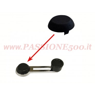 TAPPO DI RICAMBIO PER MANIGLIA ALZACRISTALLO IN METALLO CROMATO FIAT 500 L