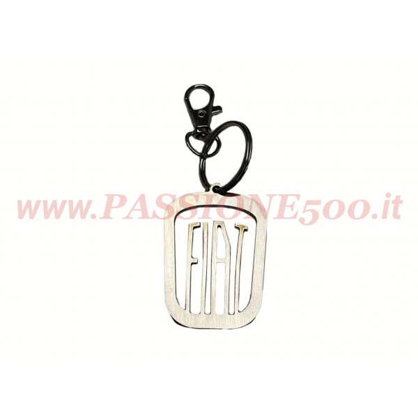 PORTACHIAVI IN ACCIAIO INOX LOGO FIAT 500 L