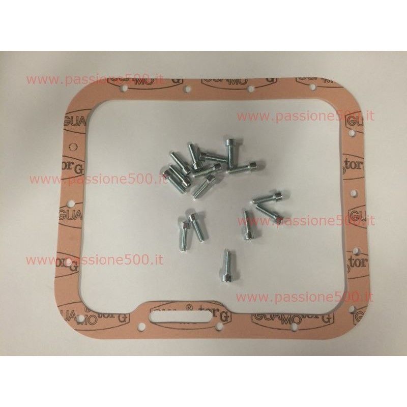 PAPER GASKET FOR ALUMINIUM OIL PAN WITH FIXING KIT FIAT 500 N D F L R
