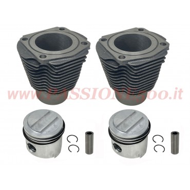 GRUPPO TERMICO COMPLETO - CILINDRI PISTONI SEGMENTI 70 mm 540 cc- FIAT 500 D F L