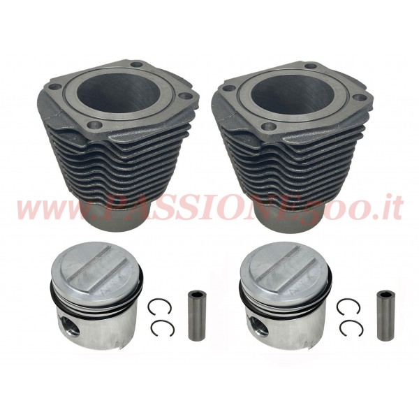 GRUPPO TERMICO COMPLETO - CILINDRI PISTONI SEGMENTI 70 mm 540 cc- FIAT 500 D F L