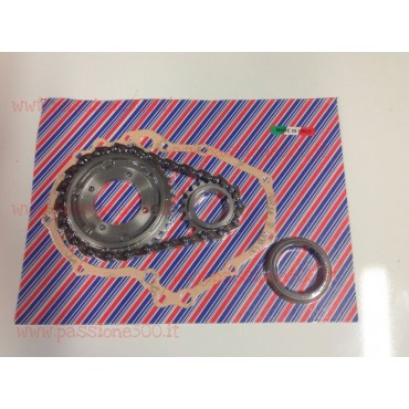 KIT COMPLETO DISTRIBUZIONE ANTIVIBRA FIAT 500 N D F L R - MADE IN ITALY