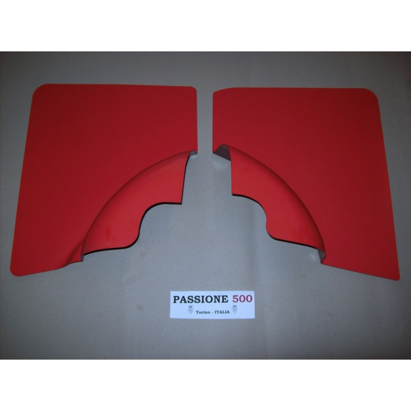 RED REAR QUARTER PANELS FOR FIAT 500 F 
